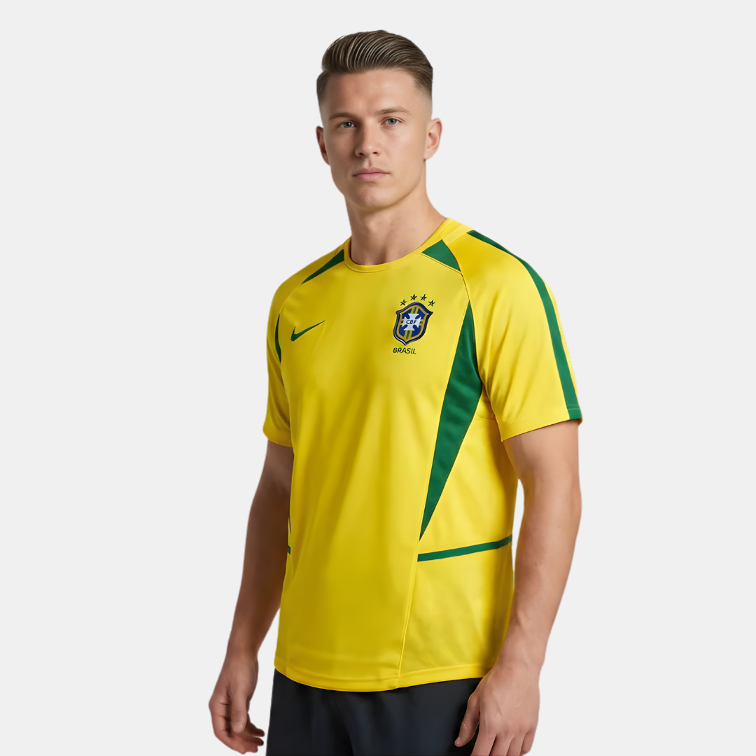 Camisa Seleção Brasileira Retrô 2002/03 Amarela